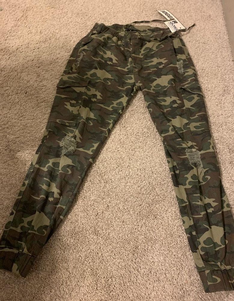 almost famous camo joggers
