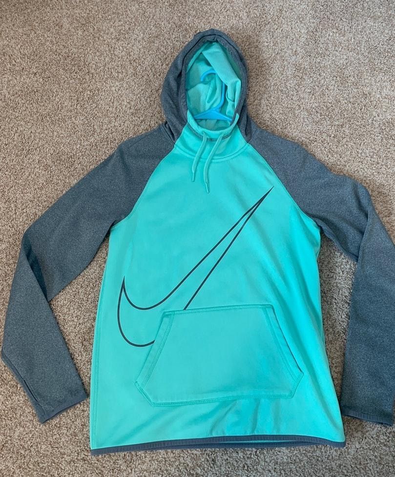 mint green nike hoodie