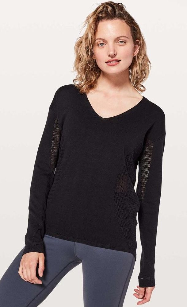 black lululemon sweater