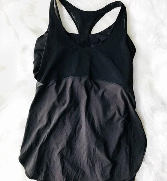 lululemon black mesh tank