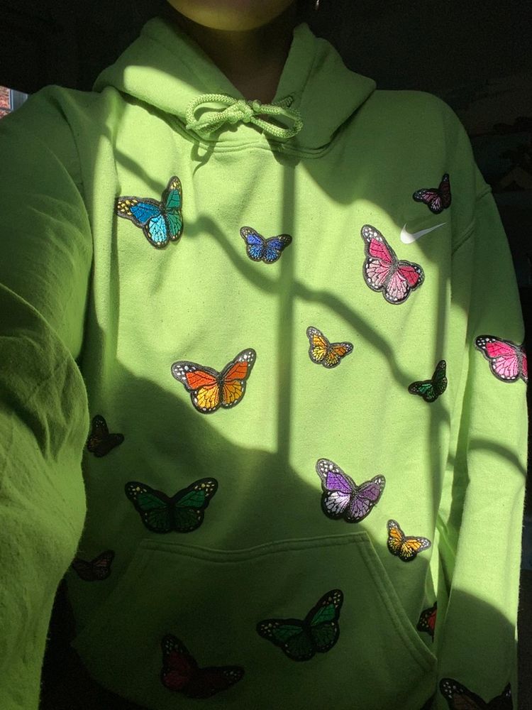 nike butterfly hoodie