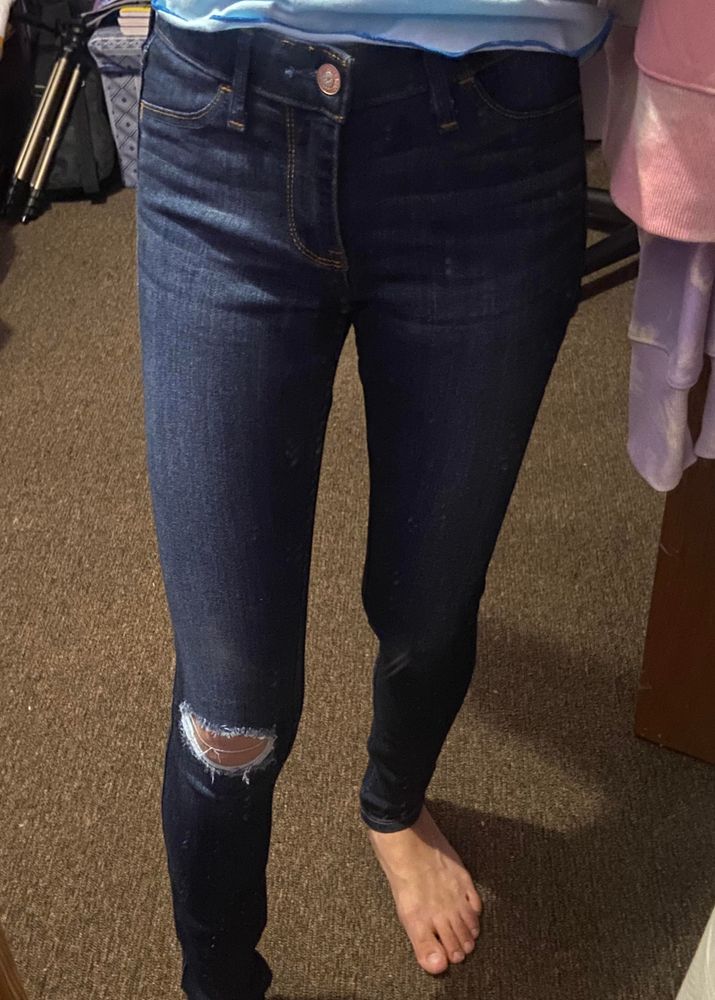 hollister low rise jeans leggings