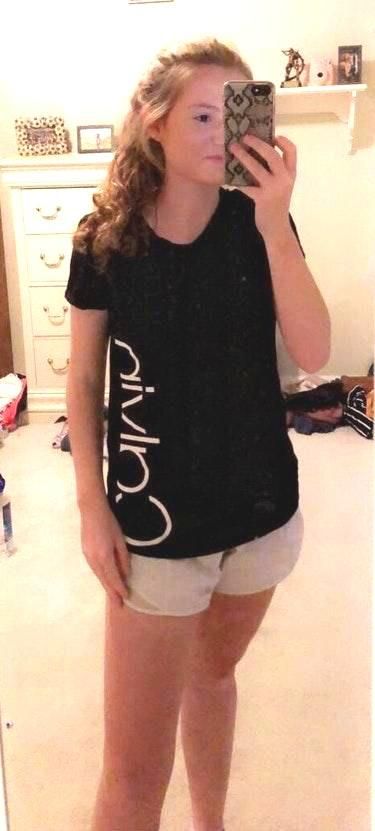 calvin klein workout top