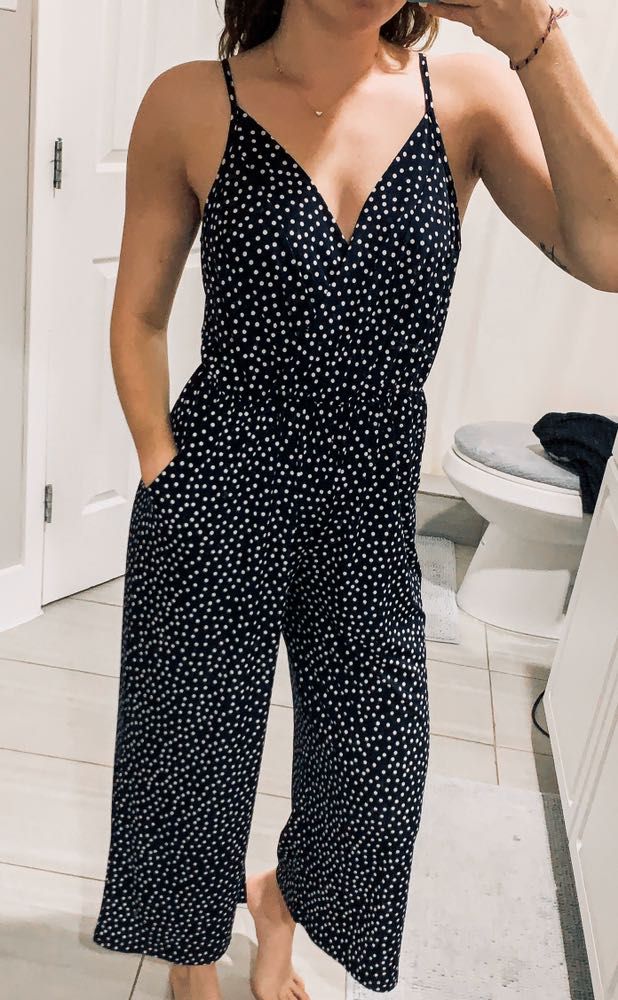 Kaileigh olivia cropped knit jumpsuit Clearance