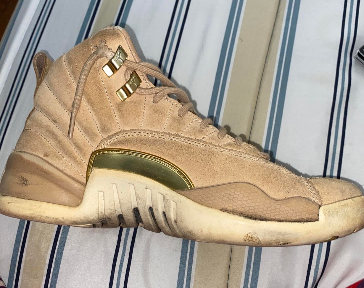 jordan 12 brown suede