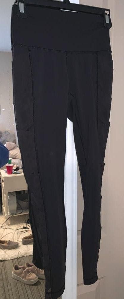 lululemon mesh panel leggings