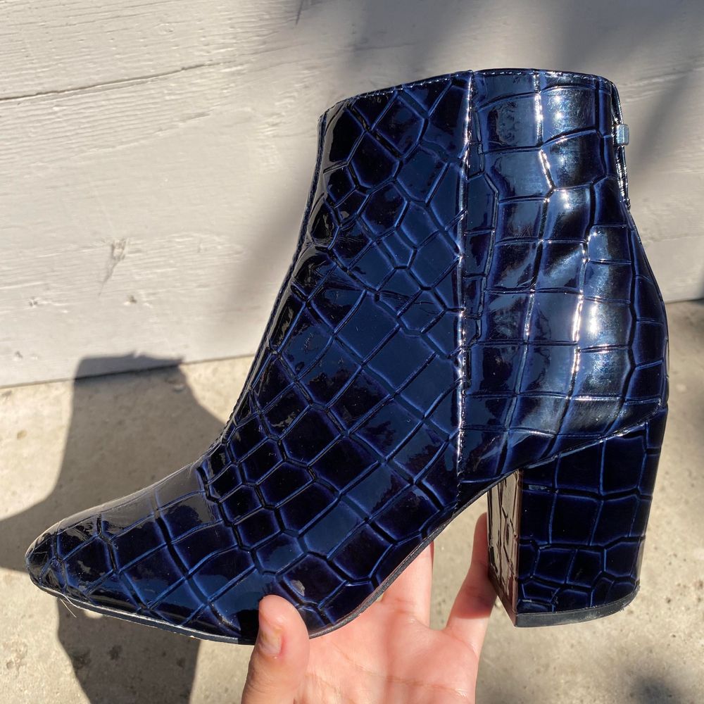 brooklyn crocodile effect boots