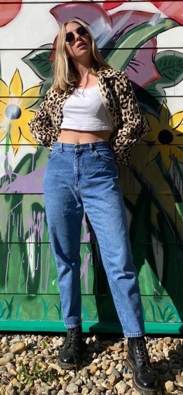 lee jeans mom