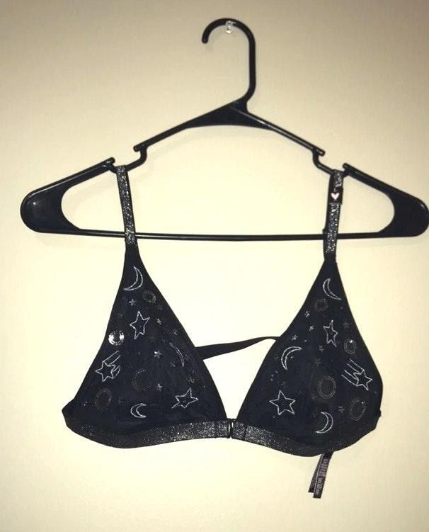 black star bralette