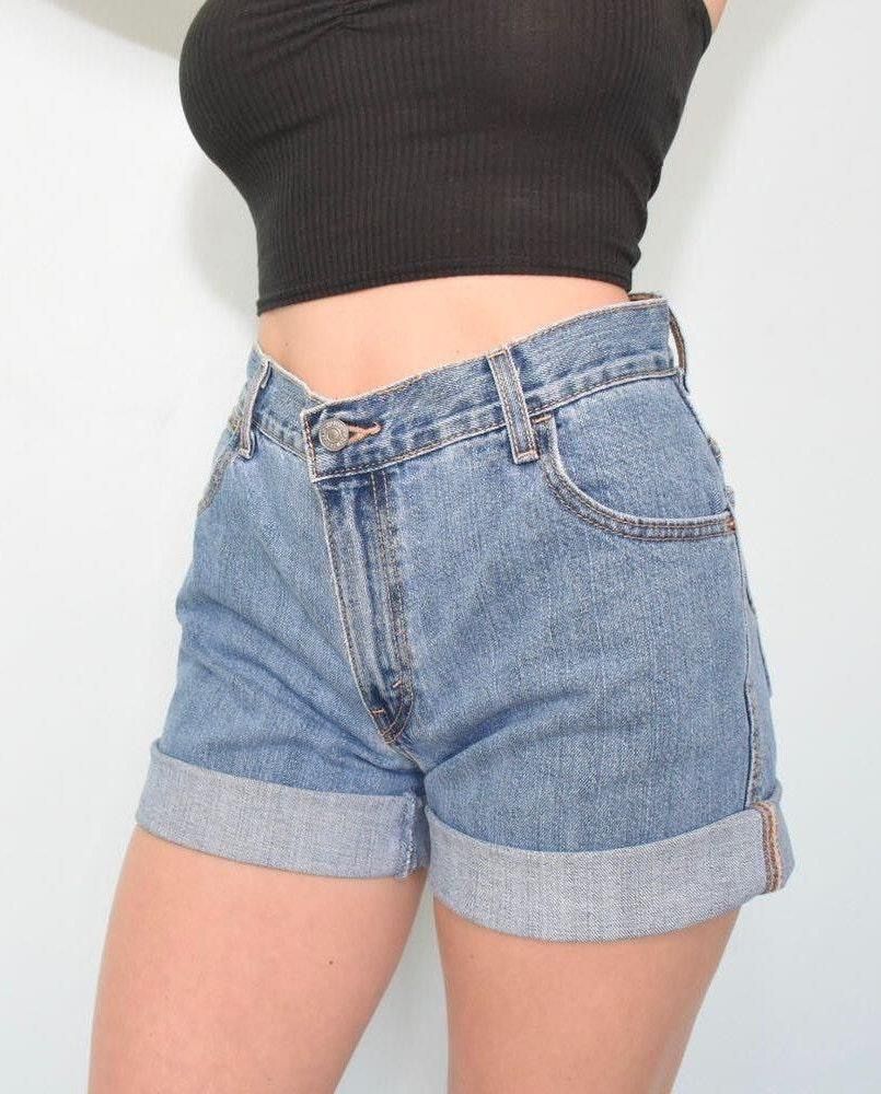 levis vintage high waisted shorts