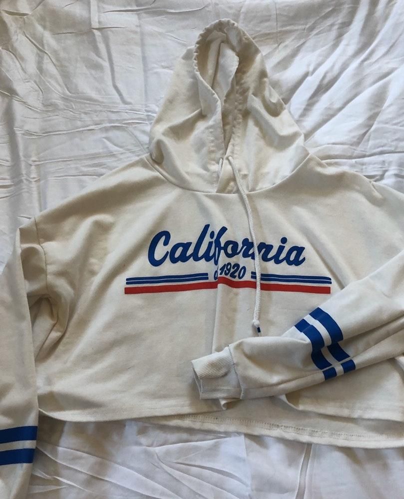 yellow hoodie shein