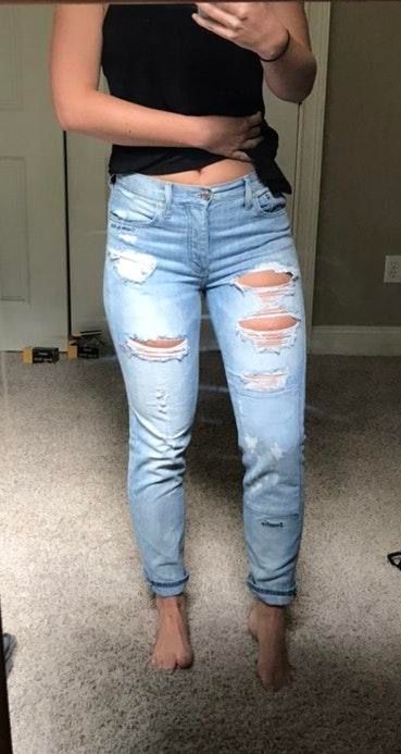cute high waisted jeans