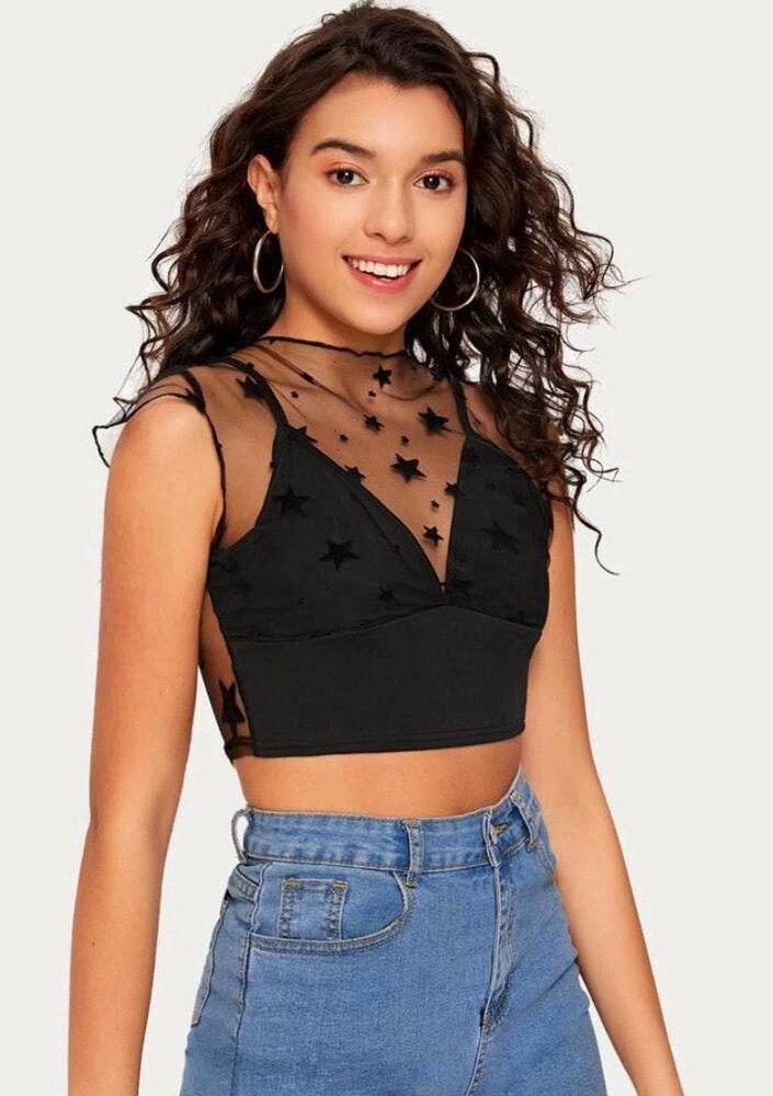 bralette mesh top