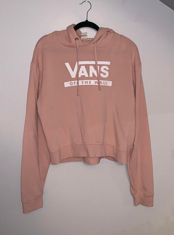 light pink vans hoodie