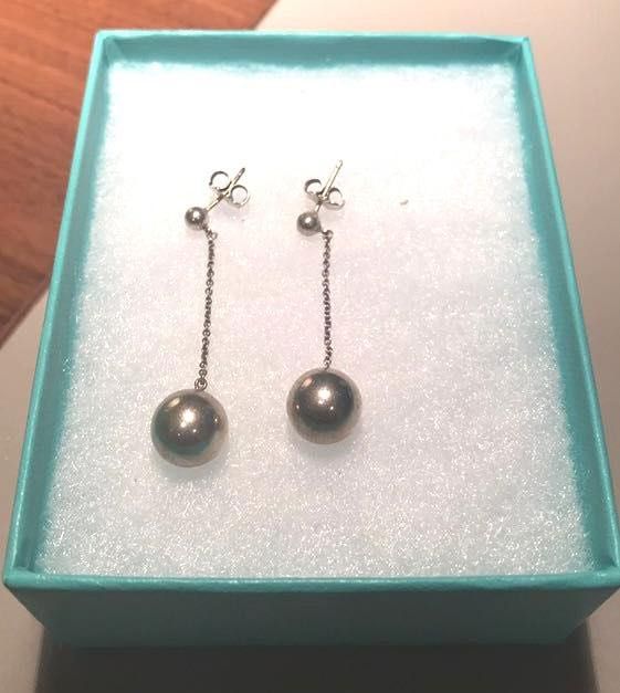 tiffany ball hook earrings