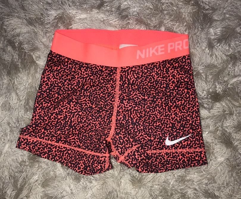 nike pro red spandex