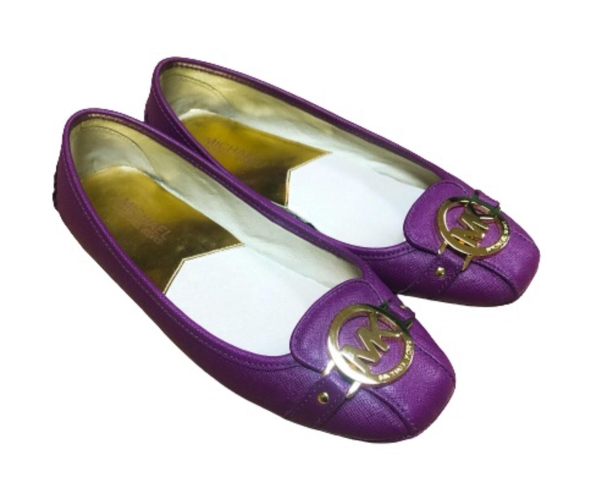 michael kors purple flats