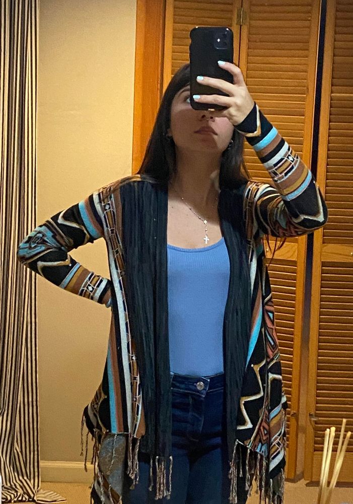 cardigan boho chic