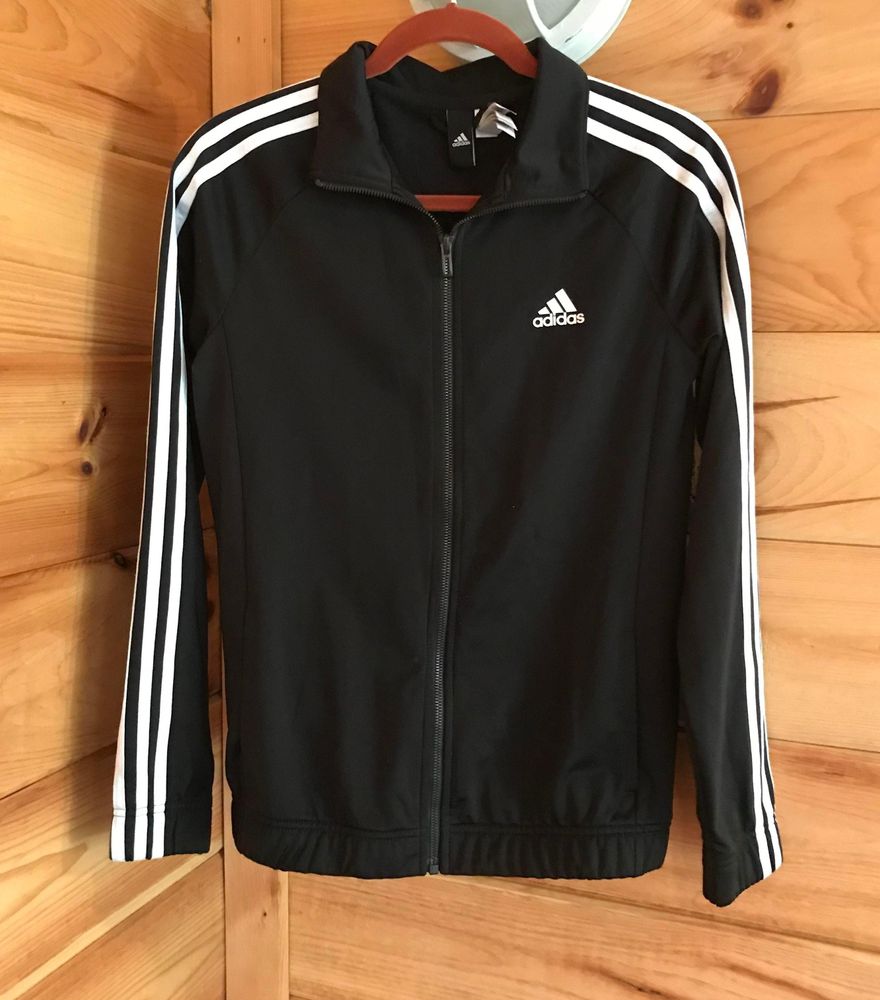 adidas black bomber jacket