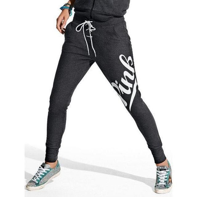 victoria secret pink grey joggers