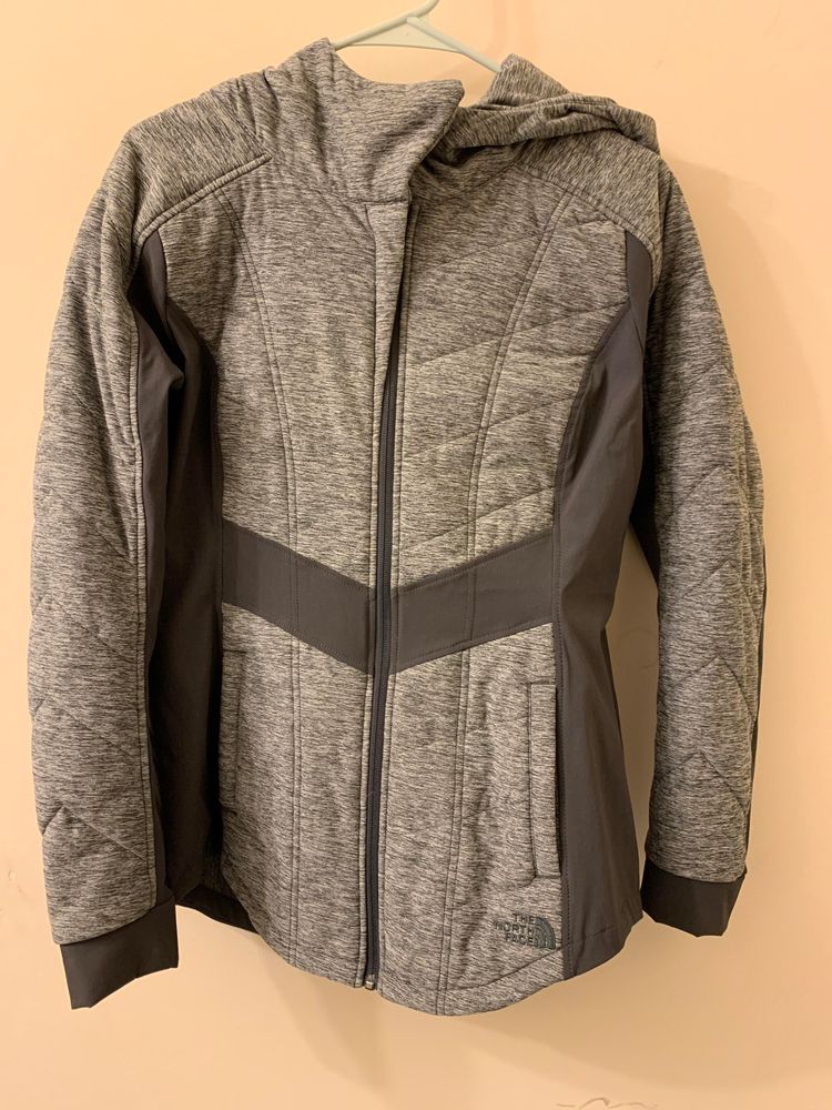 the north face long pseudio jacket