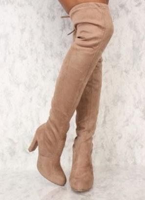 tan thigh boots