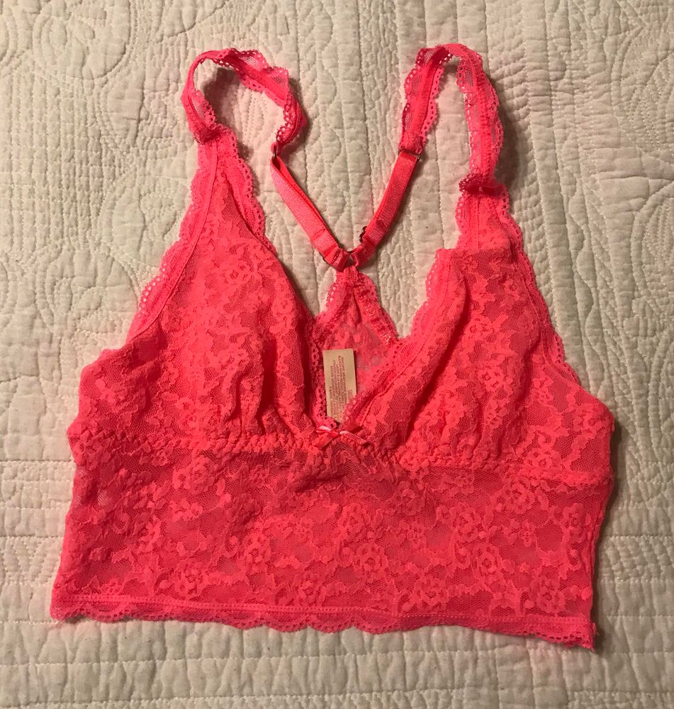 bright pink bralet