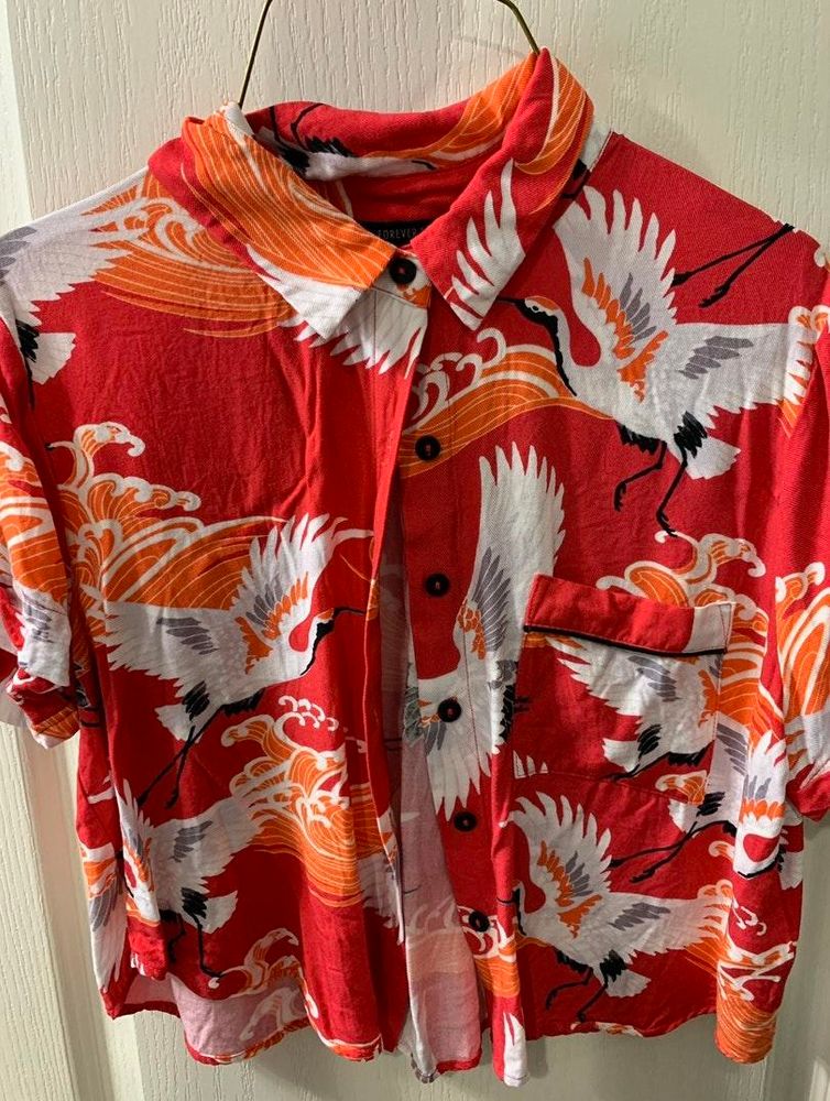 hawaiian crop top forever 21