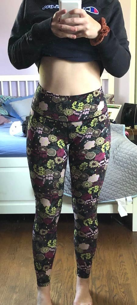 floral lululemon leggings