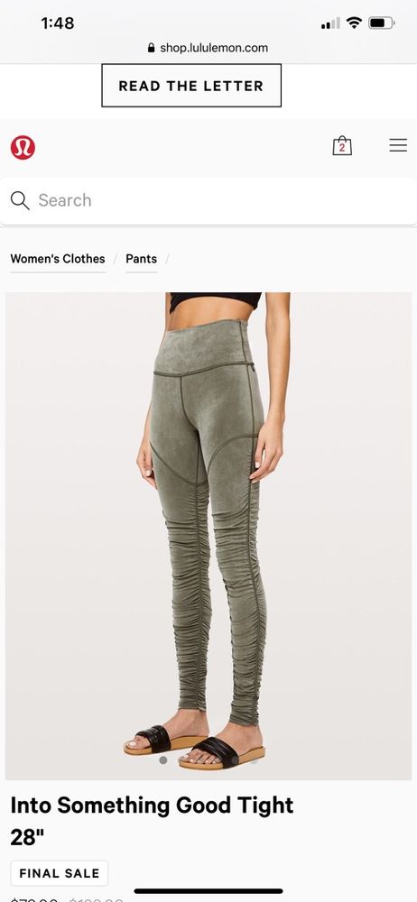 lululemon into something good tight