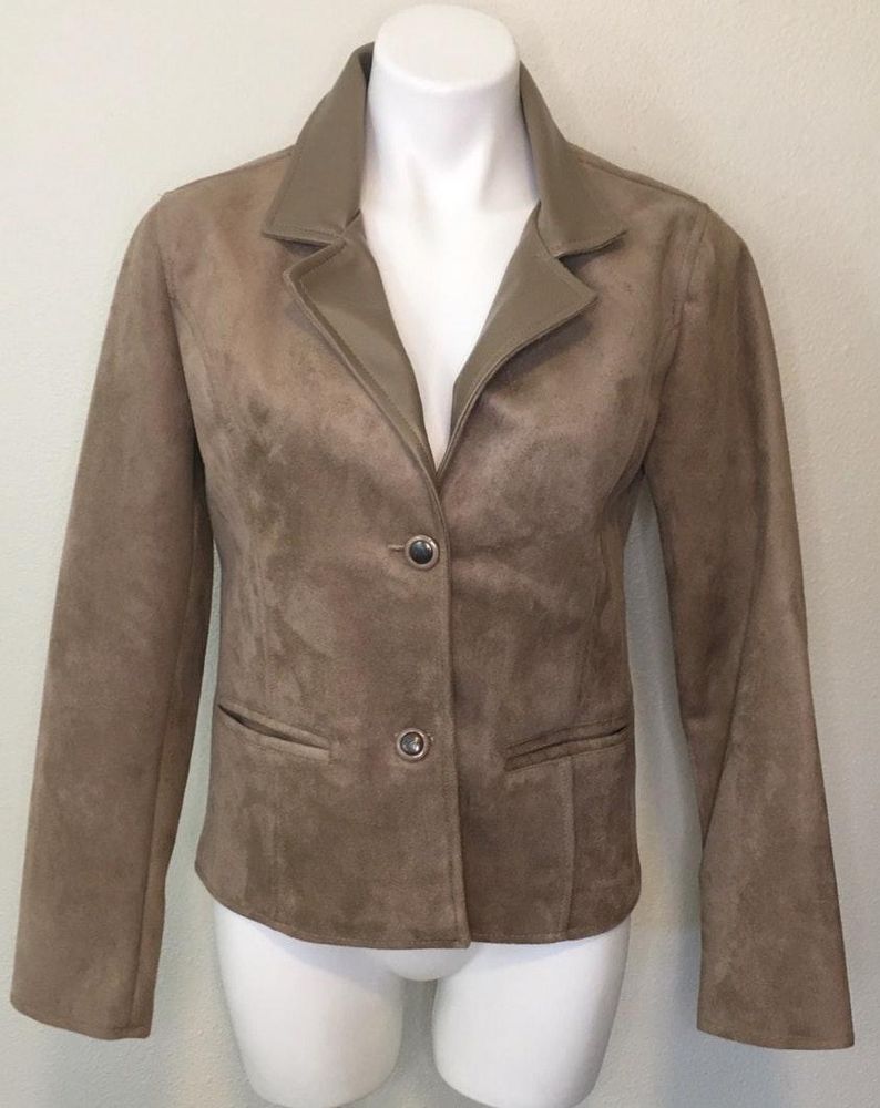 a collezioni suede jacket