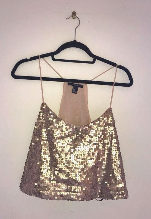 forever 21 sparkly top