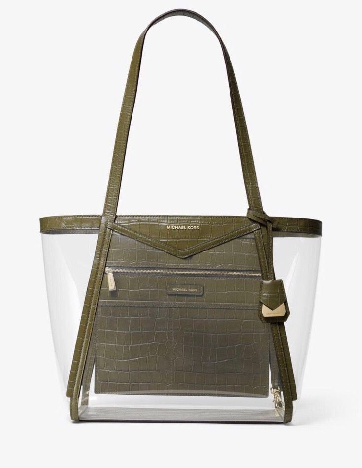 michael kors olive tote