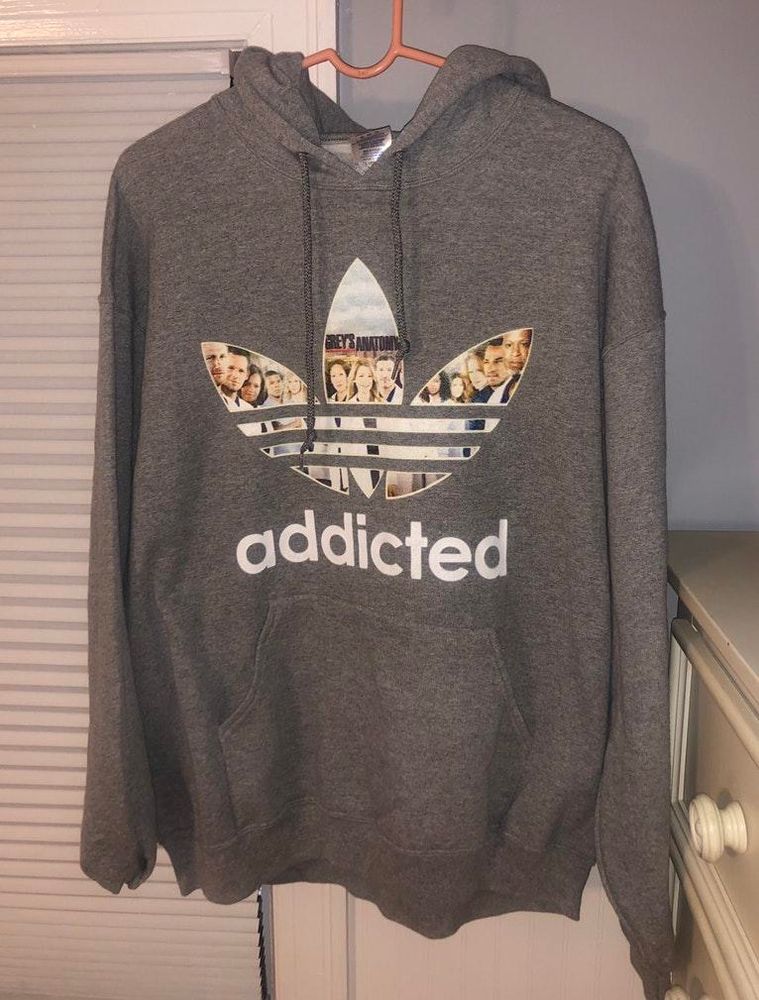 grey's anatomy addicted sweatshirt