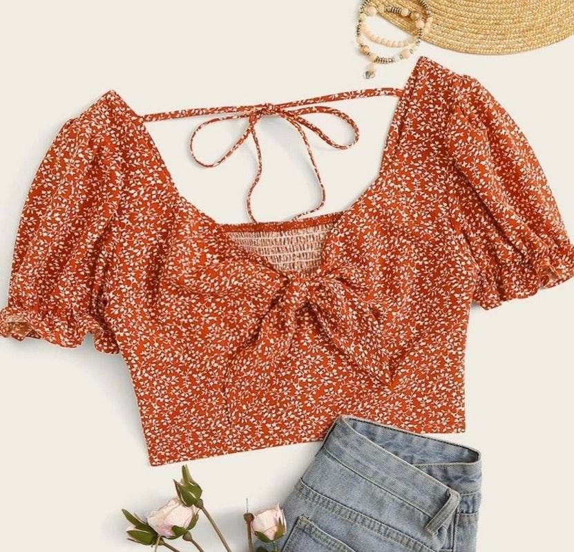 cute crop tops shein