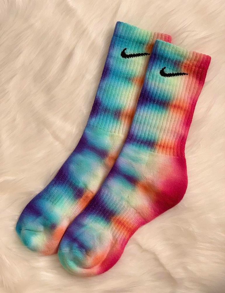 rainbow nike socks