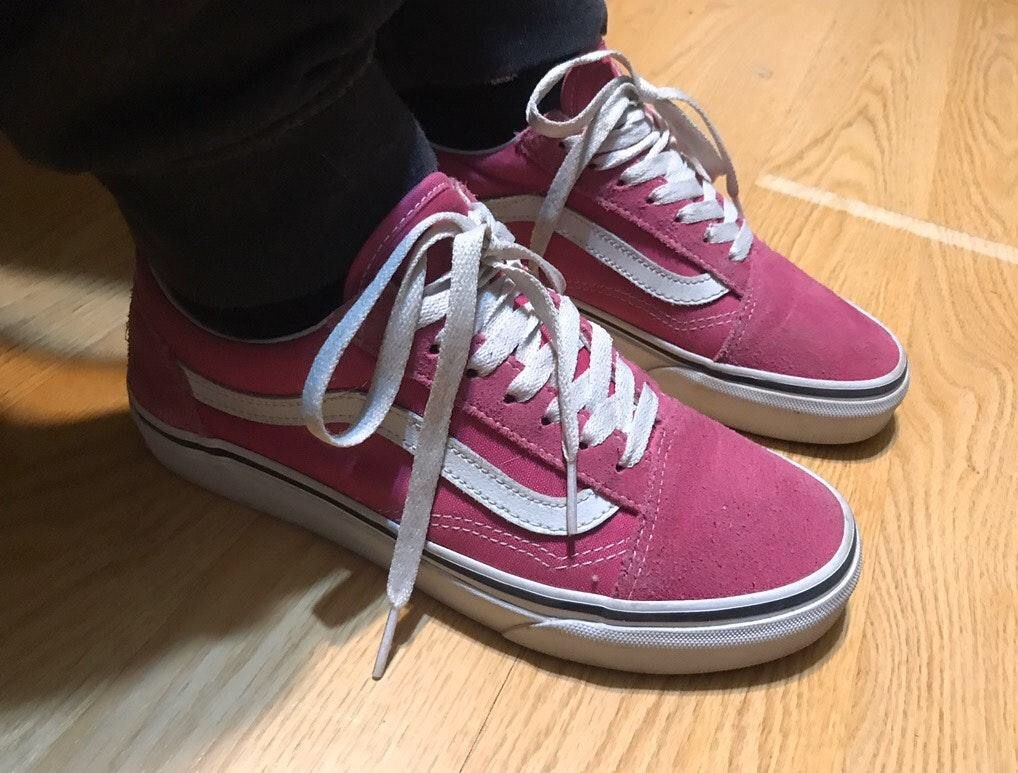 old skool vans dry rose