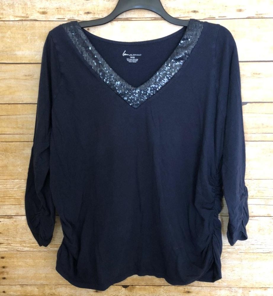 lane bryant sequin top