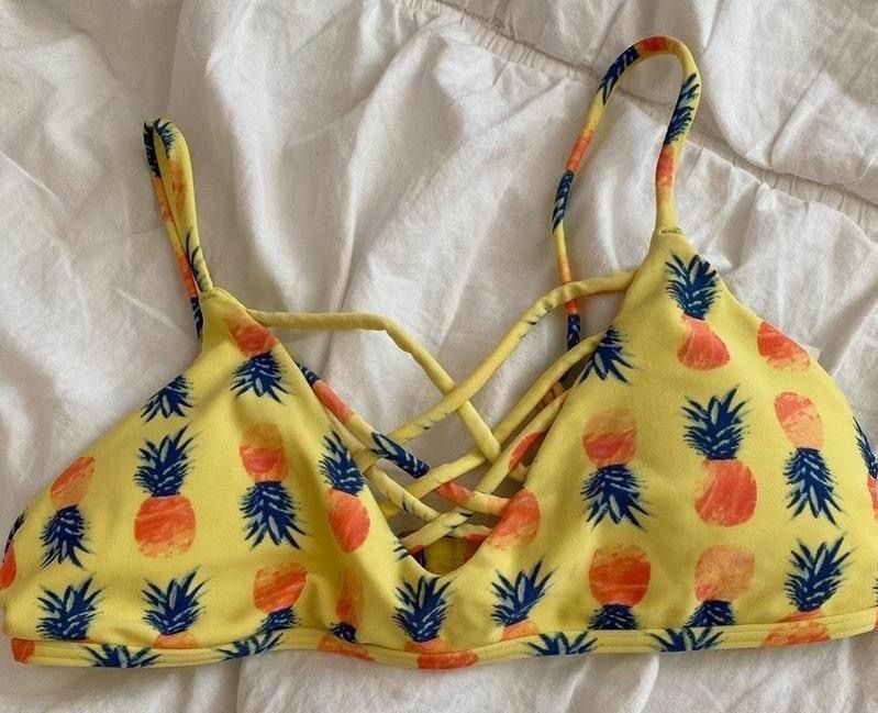 hollister pineapple bikini