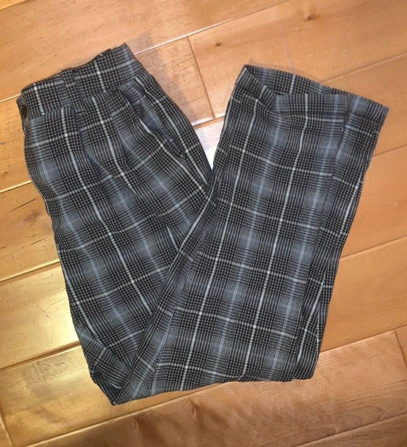 american eagle plaid pants