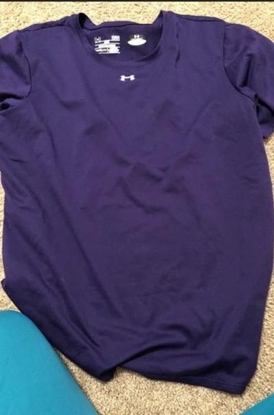 under armour purple shirt