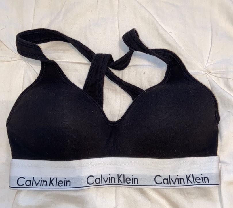 calvin klein push up sports bra