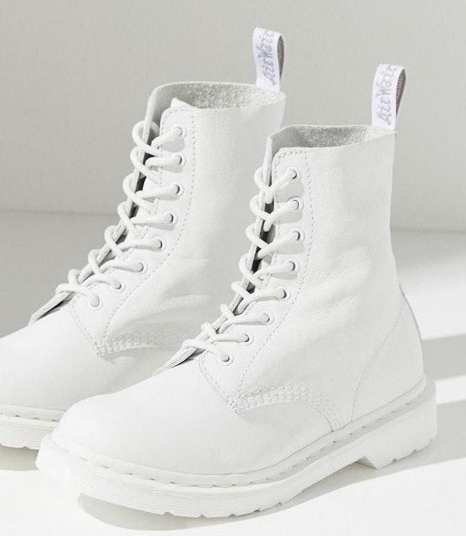 mono white dr martens