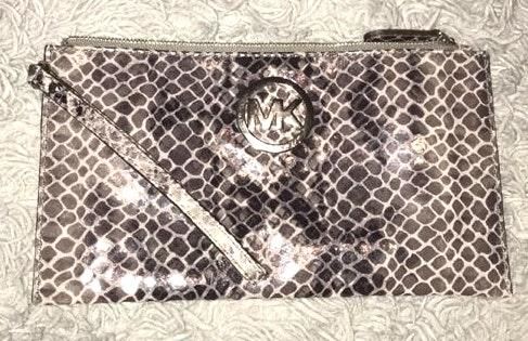 michael kors snake print purse