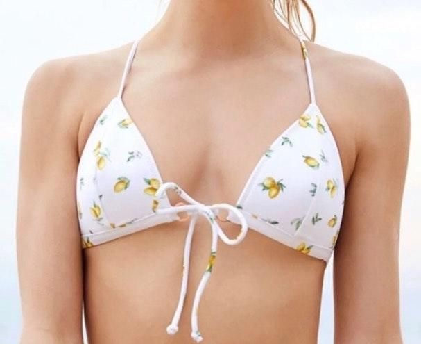 lemon bathing suit top