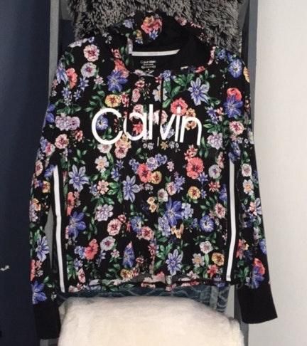 Calvin klein floral sweatshirt Clearance