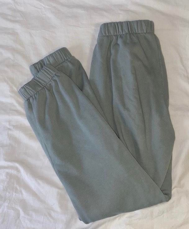 brandy melville rosa sweatpants green