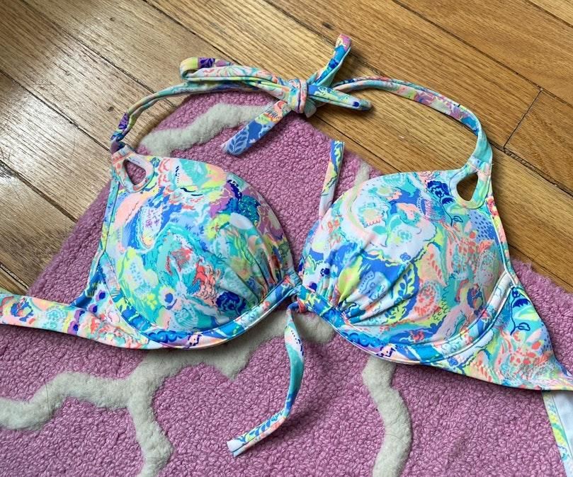 victoria secret push up swimsuit top