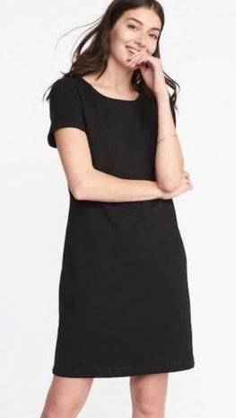 black t shirt dress old navy