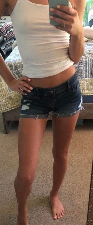 hollister short short low rise